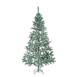 Brad Artificial GLOBIZ 180Cm cu Aspect Inzapezit PVC Verde-Alb
