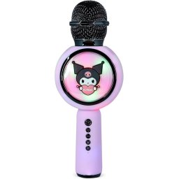 Microfon Karaoke pentru Copii OCEANIA TRADING LTD Popsing LED Light Up Wireless Kuromi Mov