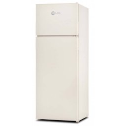 Frigider cu Doua Usi LDK LF-220EB Capacitate 213L Less Frost Termostat Ajustabil Iluminare LED H 144Cm Bej