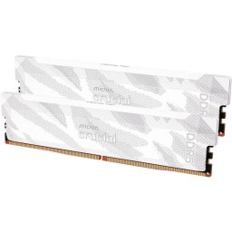Memorie Crucial DDR5 - 32GB -6400 - CL - 32 (2x 16 GB) Dual Kit, White Memory, CP2K16G64C32U5W, Pro, INTEL XMP, AMD EXPO