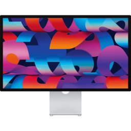 Monitor Apple Studio Display (68.29 cm (27 inch), silver, VESA mount adapter, standard glass, 5K Retina, webcam)