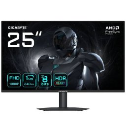 Monitor Gigabyte G25F2A 24.5inch FHD Gaming 240Hz SS-IPS-Panel Freesync Premium Negru