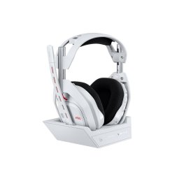 Casti Gaming Logitech G Astro A50 Lightspeed 939-002230 cu Statie Incarcare Alb