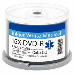 DVD-R 4.7GB 16X PRINTABIL MEDICAL SET 50 BUC Generic TRAXDATA
