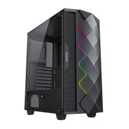 Carcasa Spacer QUARTZ ATX MidTower Negru