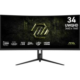 Monitor MSI MAG 342CQRF E20 200Hz UWQHD Rapid Va Curbat 34inch Negru
