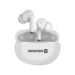 Casti Wireless Swissten Bluetooth TWS Swissten Pro Tune White