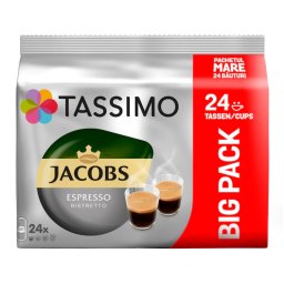 Capsule Tassimo Jacobs Espresso Ristretto 24 Buc x 50ml 192g
