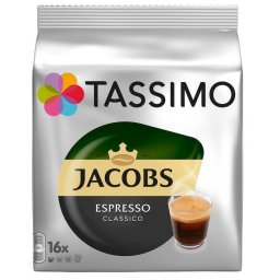 Capsule Tassimo Jacobs Espresso 16 Buc x 60ml 16 Capsule 118.4g