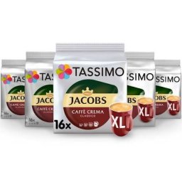 Capsule Tassimo Jacobs CafÃ© Crema XL Set 80 Bauturi x 215ml