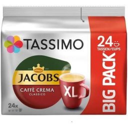 Capsule Tassimo Cafe Crema XL Big Pack 24 Bauturi x 215ml
