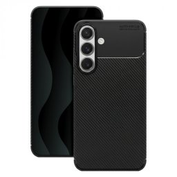 Husa pentru Samsung Galaxy S25 FE TPU Carbon Black, TFO