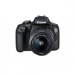 Camera foto Canon EOS-2000D kit, obiectiv EF-S 18-55mm f/3.5-5.6 IS II 24.1MP,3.0" TFT fixed DIGIC 4+, ISO 100-6400,FullHD movies 30fps,compatibil SD/SDHC/SDXC, 30-1/4000 sec,9 puncte de focus, HDMI mini,USB,WI-FI, accumulator Li-ion LP-E10, montura