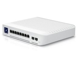 Switch UBIQUITI USW-ENTERPRISE-8-POE, 8 porturi, PoE, White