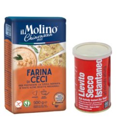 Pachet Faina de Naut Chiavazza, 500 g si Drojdie Uscata, Italmill, 100 g