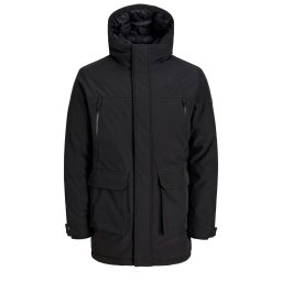 JACK & JONES Geacă Jjclark Softshell Parka 12298732 C-N10 black