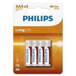 Philips BATERIE LONGLIFE R3 AAA BLISTER 4 BUC