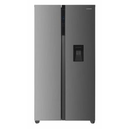 Side by Side Heinner HSBS-HM529NFXWDE++ Full No Frost 529l Clasa E Display LED Touch Dozator Apa Inox