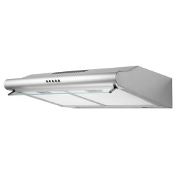Hota Albatros H20AS 60Cm Geam Rabatabil Butoane Frontale Inox Argintiu