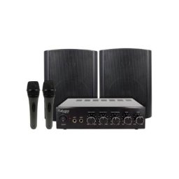 KIT KARAOKE AMPLIFICATOR 2X30W BOXE SI Generic MICROFON