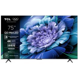 Televizor TCL QD-MiniLED Smart TV 75C61K 189cm 75inch Ultra HD 4K Black