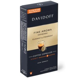Capsule Cafea Davidoff Cafe Fine Aroma Espresso Compatibile Nespresso 10 Bucati 55g