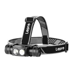 Lanterna Frontala LEPRO 320018 LED Maxim 1000 Lumeni Incarcare USB-C IP65 Negru
