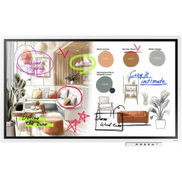 Tabla interactivă Samsung Flip 5 Pro WM75FX LH75WMFWLGCXEN, 75” UHD, Tizen OS 9.0, Alb