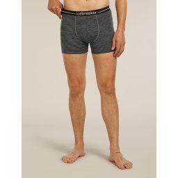 Icebreaker - boxeri - Anatomica Boxers - Gritstone Hthr/Black/S - L