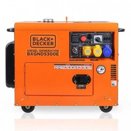Generator diesel Black+Decker BXGND5300E – 5 kW, pornire electrică, mufă ATS