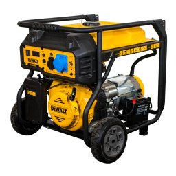 Generator de curent DeWalt DXGNP85E – 8500 W, motor pe benzină de 456 cmc, pornire electrică