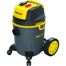 Aspirator umed-uscat Stanley SXVC20PTE – 20 l, 1200 W, cu priză pentru scule electrice