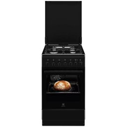 Aragaz Electrolux LKK520023K | 4 arzatoare, Gaz + Electric, L 50 cm, Grill, 50x60x85.5cm