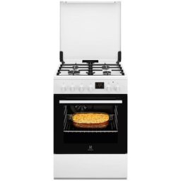 Aragaz Electrolux LKK660225W | mixt, HotAir, 4 arzatoare, Gaz + Electric, 60x60x85.7cm