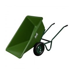 ROABA CUVA PLASTIC VERDE CU BASCULARE SI 2 ROTI 170 EVOTOOLS