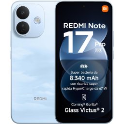 Telefon mobil Xiaomi Redmi Note 17 Pro 5G, 6GB RAM, 256GB, Sky Blue