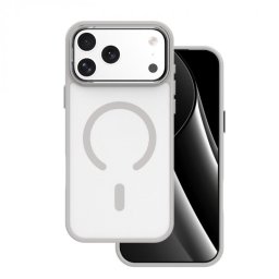 Husa pentru iPhone 17 Pro Max/iPhone 18 Pro Max compatibil MagSafe PC/TPU Gri, TFO Frozen Mag