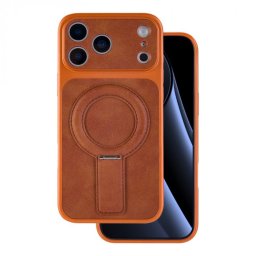 Husa pentru iPhone 17 Pro compatibil MagSafe PC/TPU Orange, TFO Luxgrip Mag
