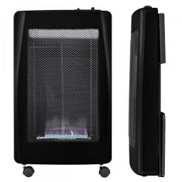 Soba pe gaz ELITE EBF-1362, 3.8 kW, 35 m², 327 g/h, 2 trepte, Senzor de oxigen ODS, Protectie la inclinare, Aprindere piezoelectrica, Negru