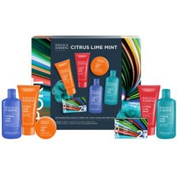 Men Invigorating Wash & Prep Set ( Citrus, Lime & Mint ) - Dárková sada péče o tělo ( 7 ks )