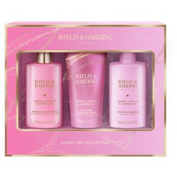 Signature Collection Body Care Set ( Jojoba, Vanilla & Almond Oil ) - Dárková sada péče o tělo ( 3 ks )