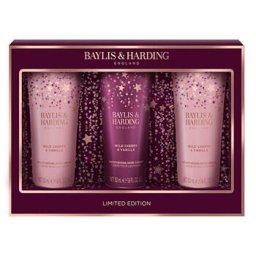 Wild Cherry & Vanilla Hand Care Set - Dárková sada krémů na ruce ( 3 ks )