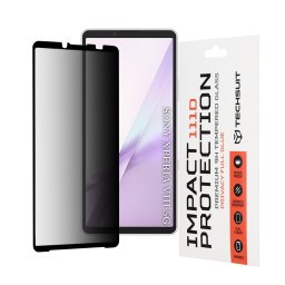 Folie pentru Sony Xperia 10 VIII - Techsuit 111D Privacy Full Glue - Black