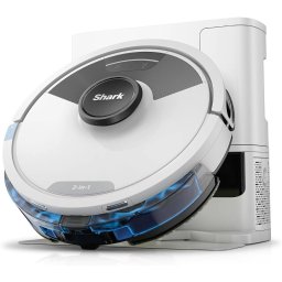 Aspirator robot SHARK Matrix Plus 2-in-1 RV2620WAEUWH, mop sonic și navigație LiDAR 360°, White