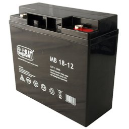 Acumulator stationar AGM VRLA MegaBat MB 18-12, 12V, 18Ah, fara intretinere, terminal M5, 181x76x167mm, BAT12V18MB