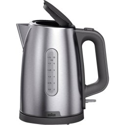 Braun Braun Houshold Household Kettle PurShine WK 1500 GY (stainless steel/grey, 1.7 liters, 2,200 watts)