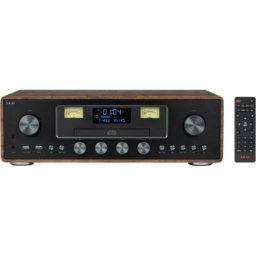 Microsistem Audio Akai AM-100 Rhapsody 30W Bluetooth CD-Player Radio FM Aux-In Maro