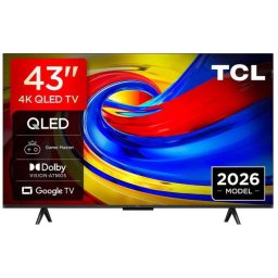 Televizor TCL 43P7L 43inch 108cm QLED 4K 60Hz 2026 Negru