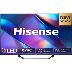 Televizor Hisense 50A7S 50inch 127cm QLED 4K VidaaOS 60Hz Dolby Vision IQ 2026 Negru