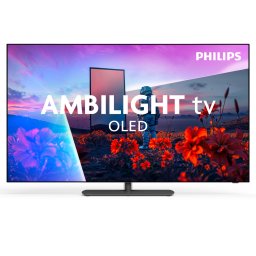 Televizor Philips AMBILIGHT OLED 55OLED811 139cm Smart TV 4K Ultra HD 144Hz Clasa G (Model 2026) Negru